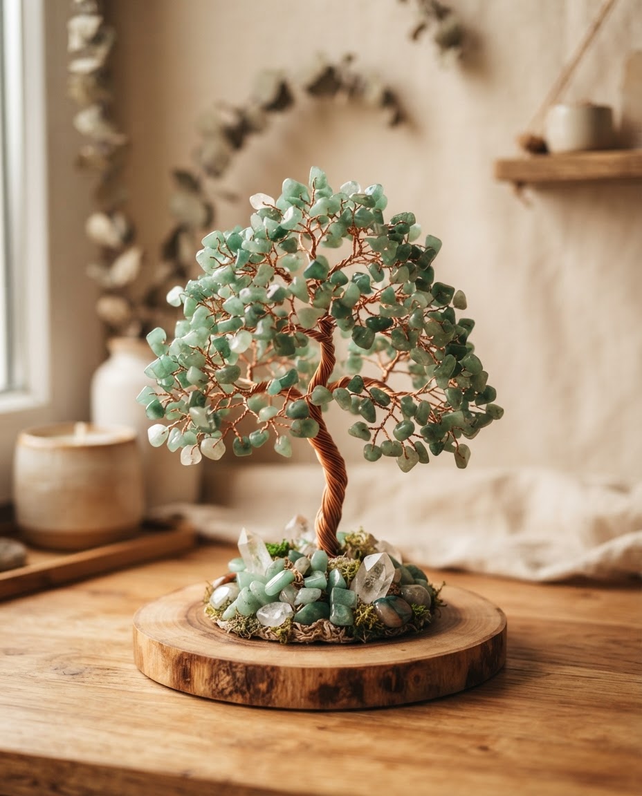 Healing crystals arrangement
